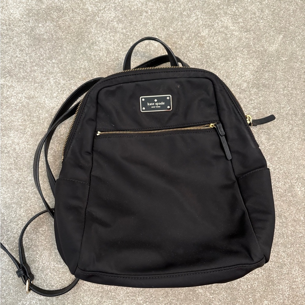 Kate Spade Black Backpack